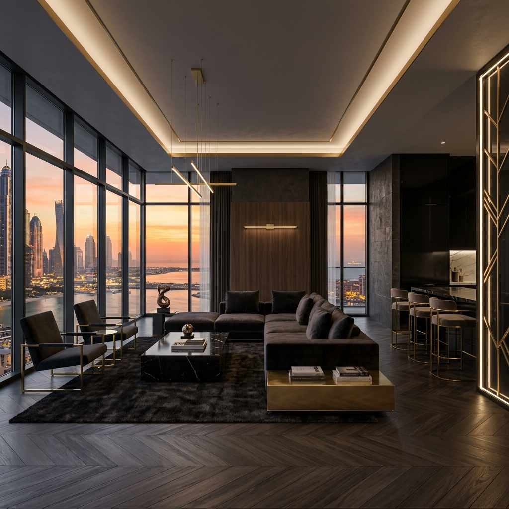 High-Rise Penthouse Interiors
